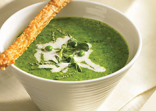 Spring green soup at All The Best by Jane Rodmell
