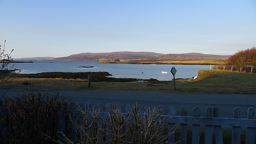 The view from The Three Chimmneys, Isle of Skye