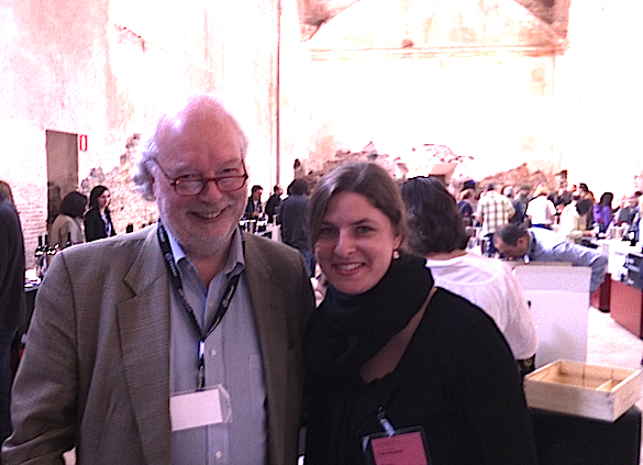 Christopher Cannan and Anne Cannan at the Espai Priorat wine show at Escala Dei Monastery.