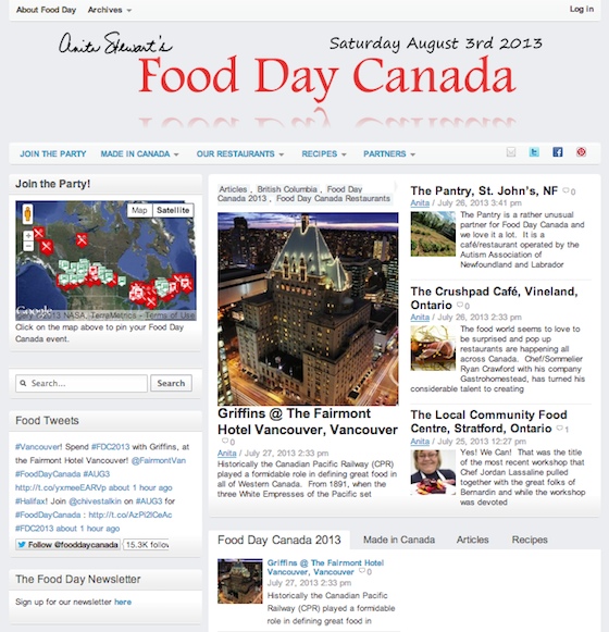 Food Day Canada 2013 Screen Shot