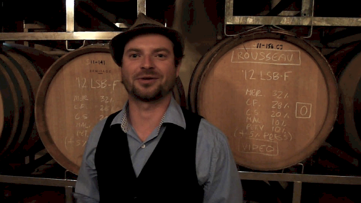 Rosewood Winemaker Luke Orwinksi oversees his new Bordeaux styled red.