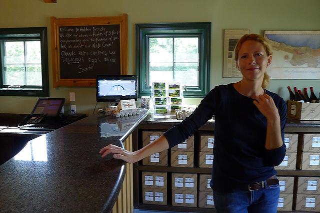 HIdden Bench's Winemaker Marlize Beyers readies herself for the upcoming harvest.