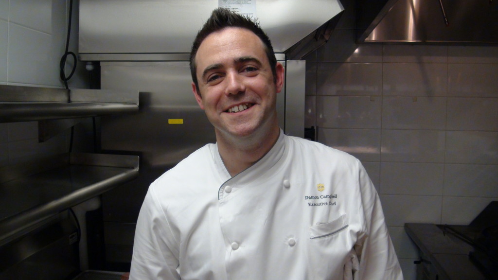 Executive Chef Damon Campbell at Bosk Restaurant in the Shangri-La Hotel, Toronto.