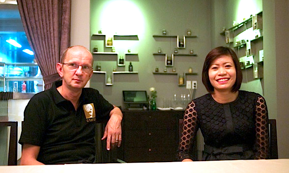 Felix Eppisser and Thao Nguyen in Hanoi