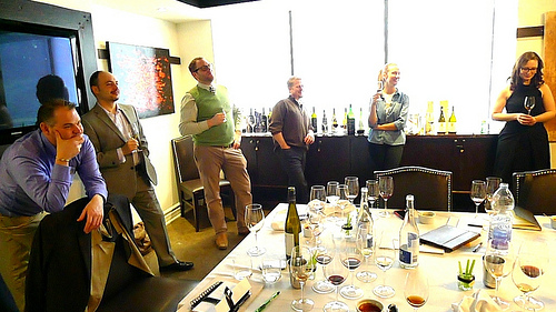 Discourse was intense as each present brought forward their personal take on the days wines. As it turned out we all had very different  opinions on the day's superb wines.