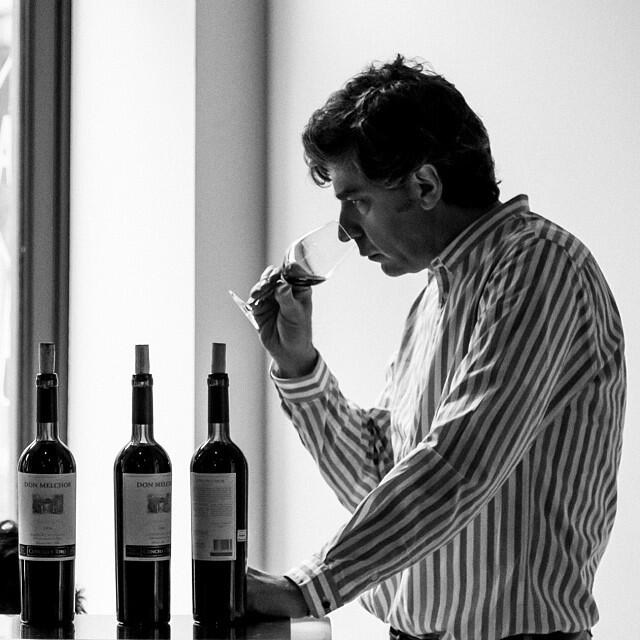 Concha y Toro's Don Melchor winemaker Enrique Tirado.