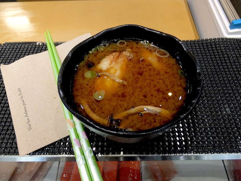Miso Soup with Dungeness Crab