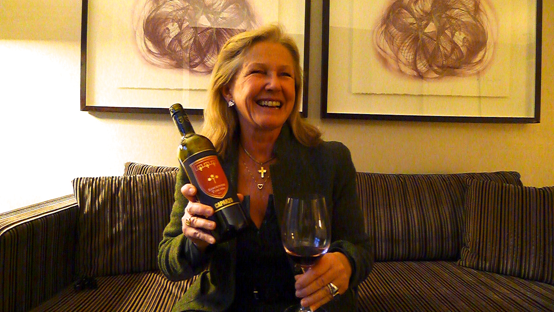 In Toronto this week for the launch of her new wine, Elisabetta Gnudi Angelini certainly loves what she does.