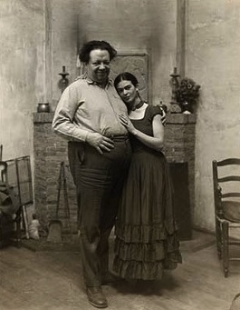 lovers Frida Kahlo and Diego Rivera