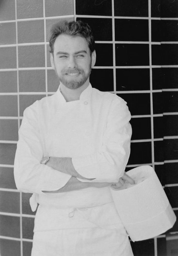 Chef Chris McDonald back in 1984.