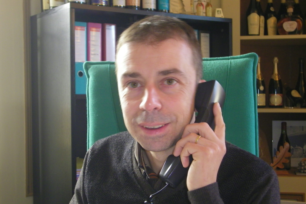 Christophe Botté, Director of the Fruitière Vinicole d'Arbois.