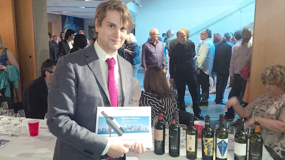 Daniele Cirsone, Marketing Director for Wines of Puglia, in Toronto.