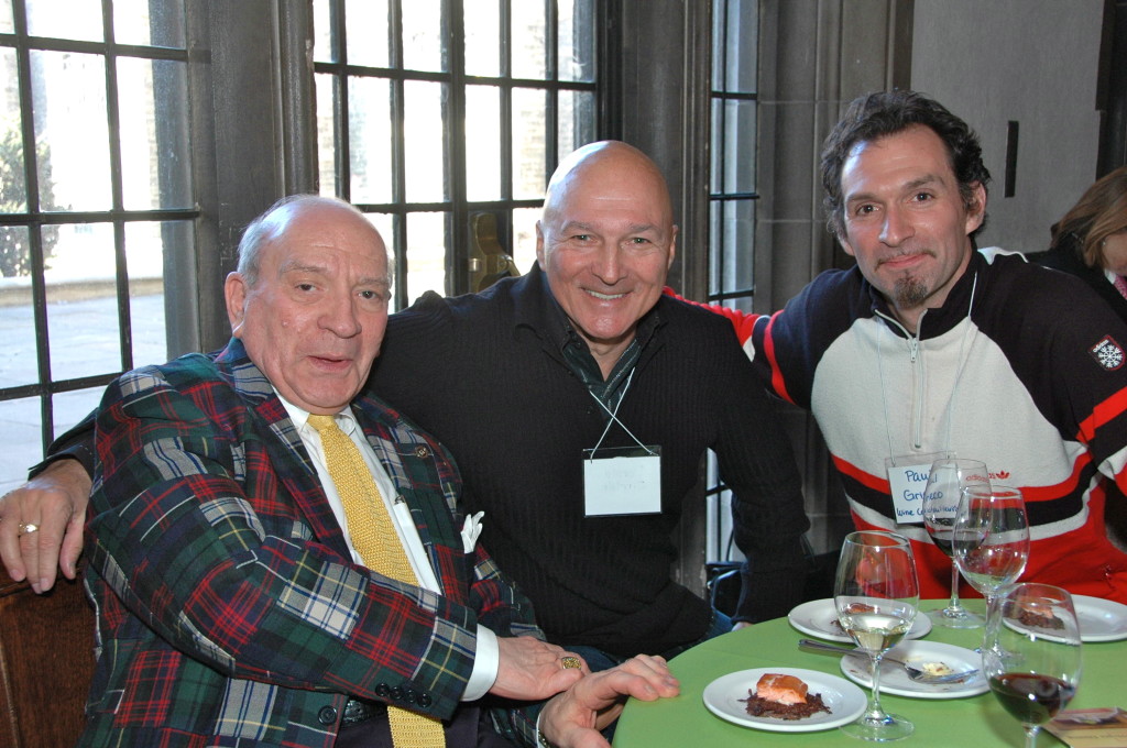 J. Charles Grieco alongside his son Paul and friend Donald Ziraldo.
