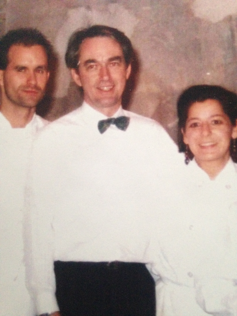At Mildred Pierce with Chef Rob MacDonald and Chef Anne Yarymowich circa 1994 (approx)