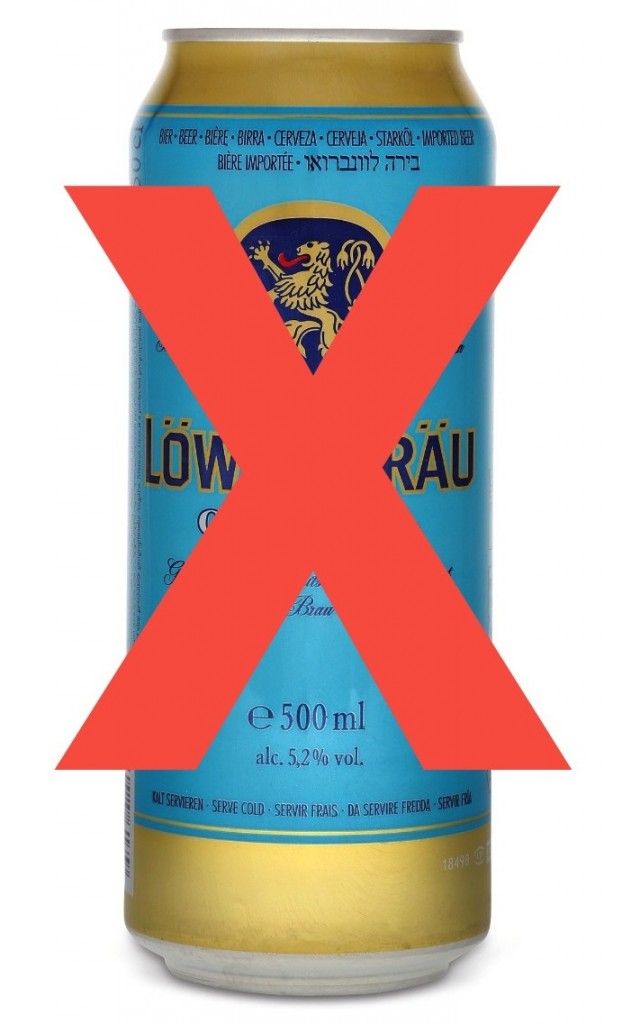 Boycott Löwenbräu and show InBev that your allegiance lies with the Munich-brewed original. 