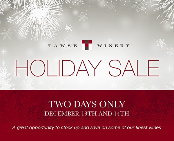 Tawse Holiday Sale 2014 banner