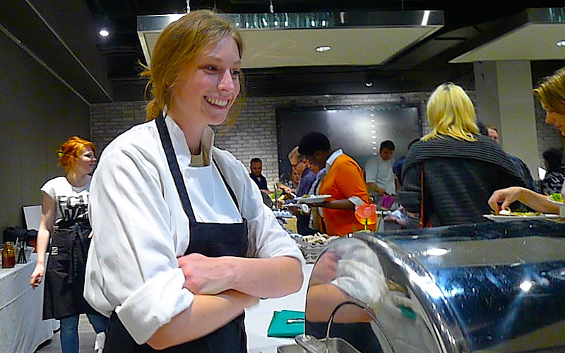 Chef Alexandra Feswick of The Drake Hotel, pictured at the 2012 Terroir Symposium, will participate in Chefs For Change. Photo: Ginger Hucknell.
