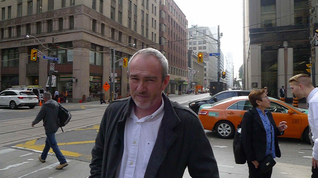 Greywacke Winemaker Kevin Judd looking rather mean and moody in Toronto.