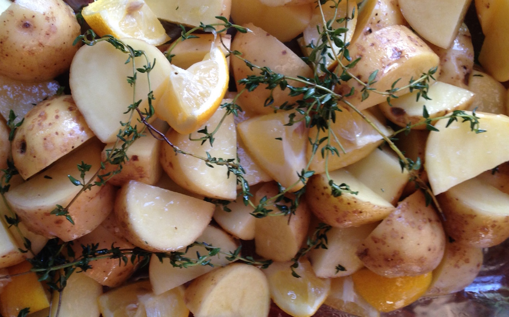 Lemon Potatoes Raw