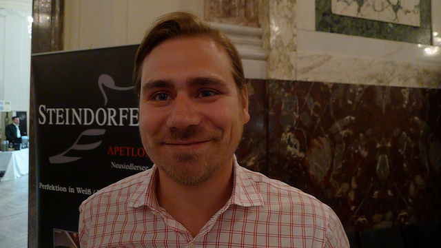 A Winemaker as charming as his wines, Mr. Markus Altenberger from Burgenland, Austria.