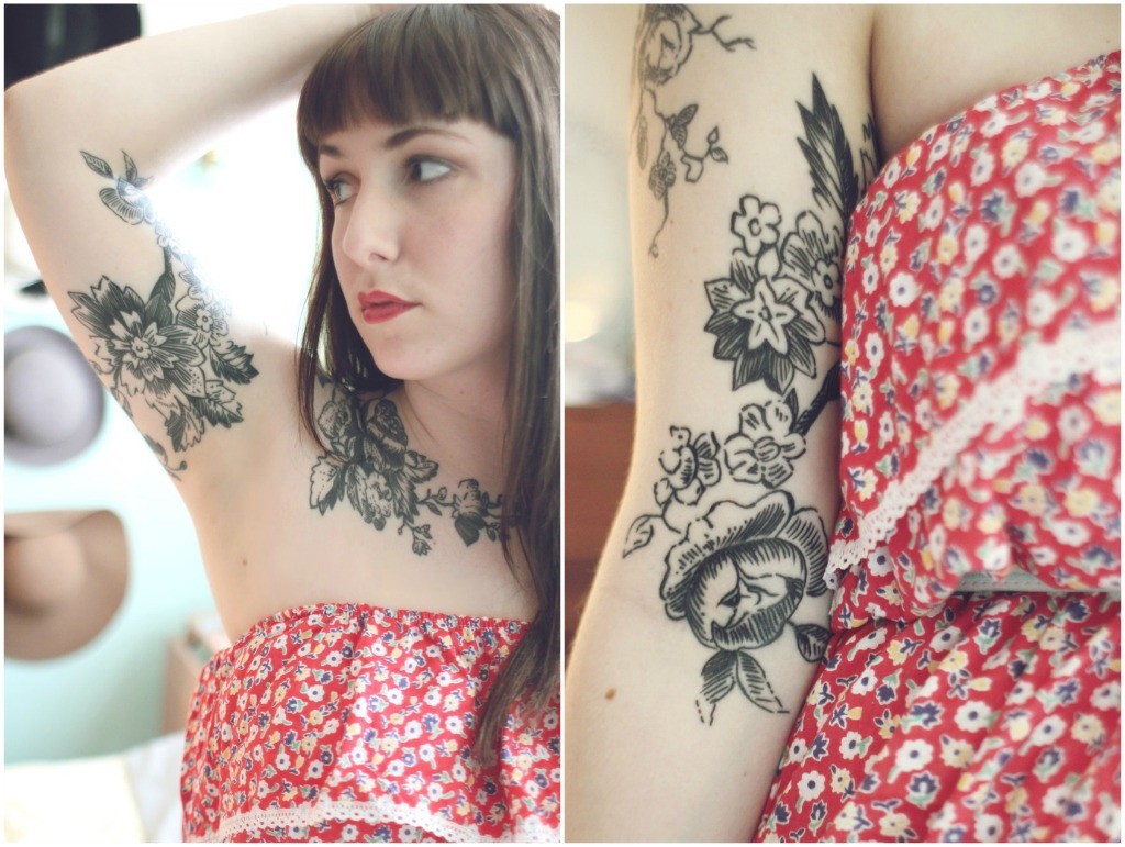 flower-inner-arm-tattoo-girls