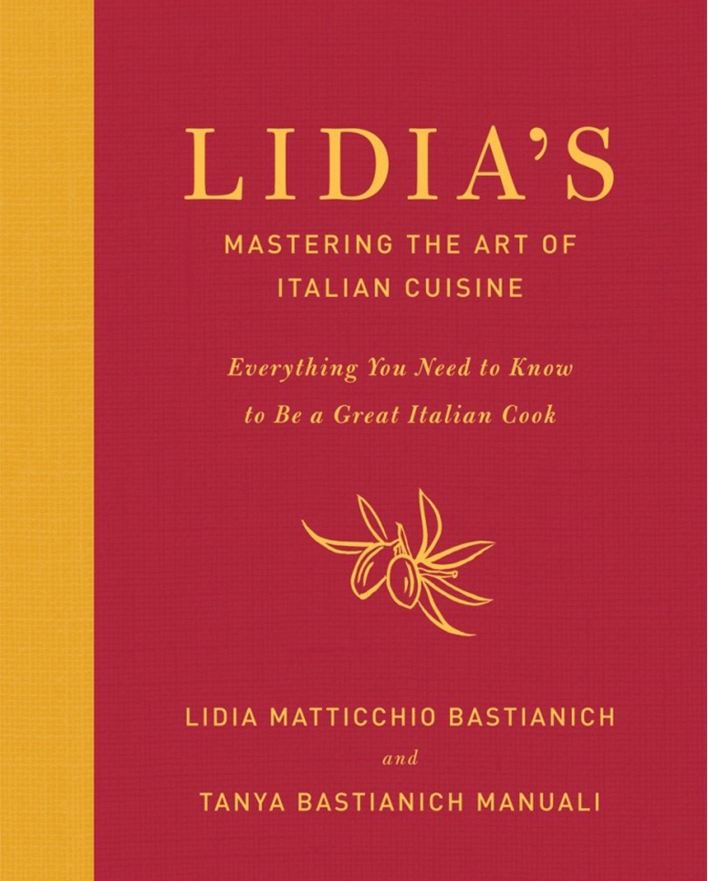 Lidia Mastering The Art of Italian Cooking Cookbook