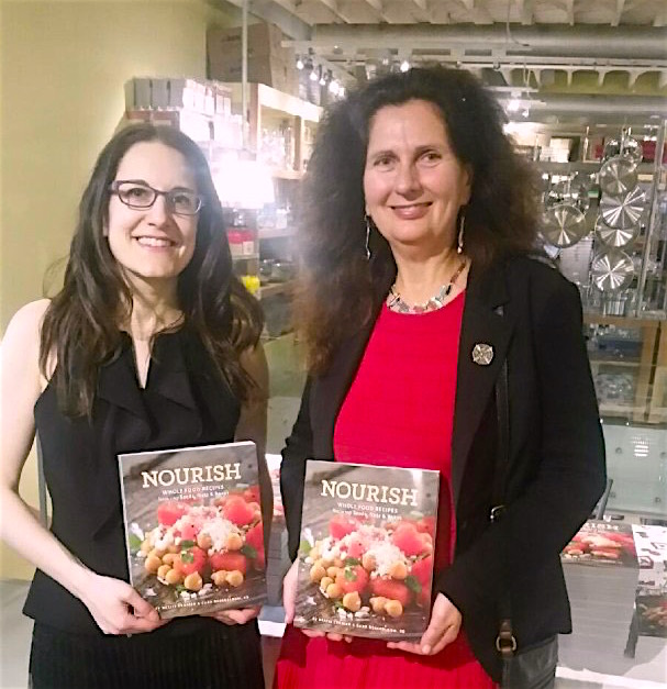 Cara Rosenbloom and Nettie Cronish lauch Nourish, their new cookbook.