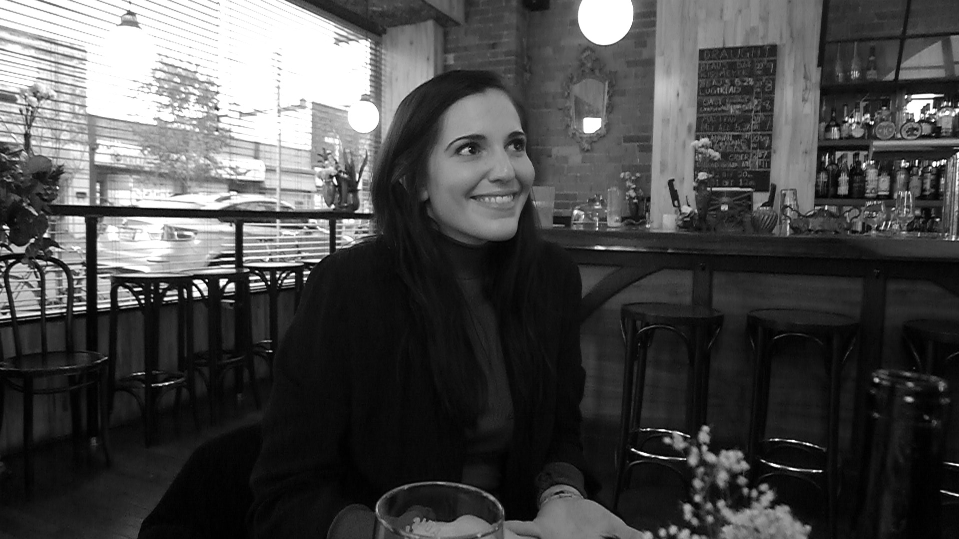 Portland Variety's Renée Sferrazza enjoys a few beverages at Toronto's Northern Belle.
