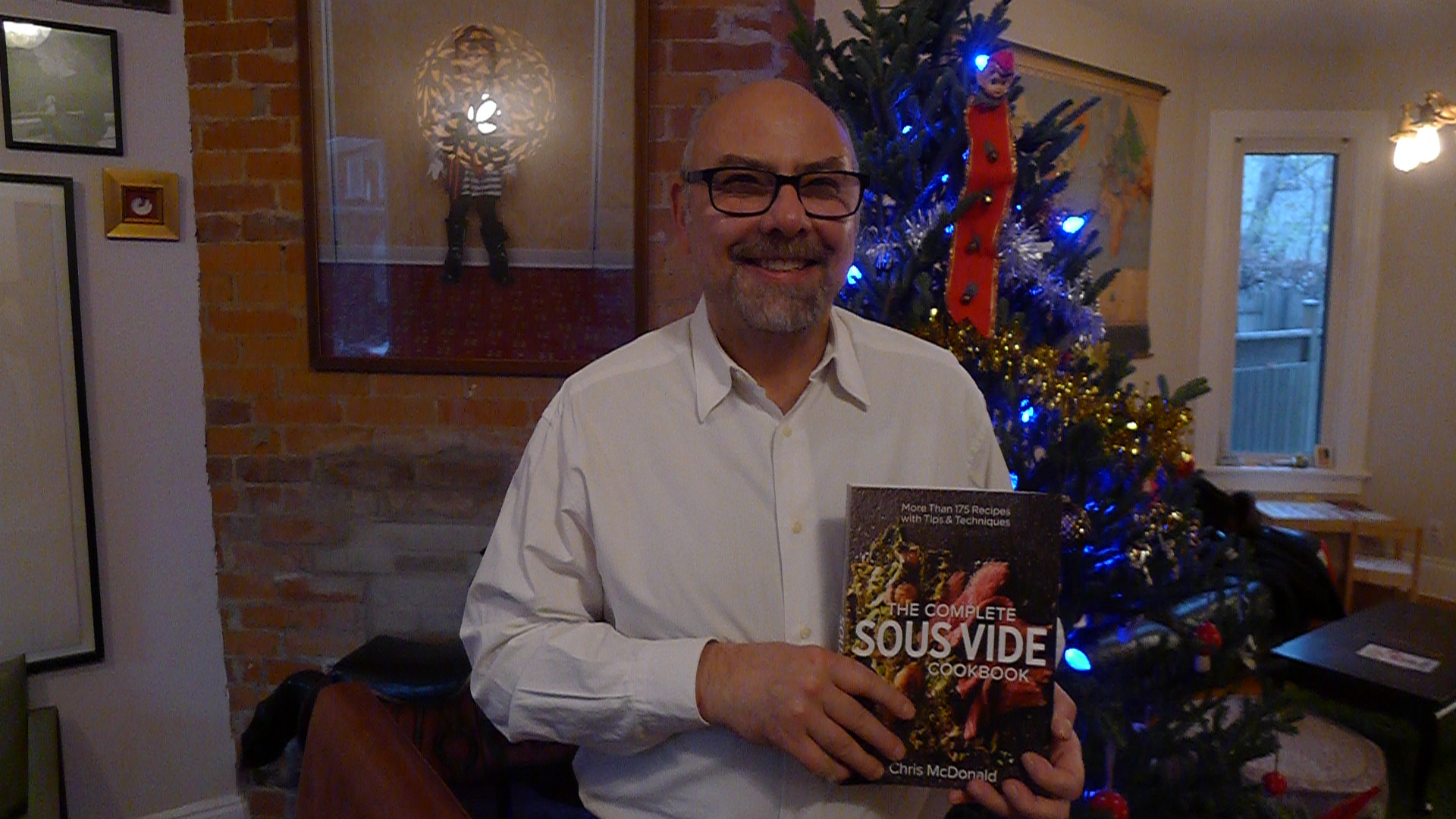 Chef Chris McDonald is quite proud of his long-researched book on sous vide cooking, and rightfully so!