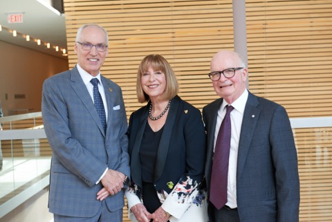 University of Guelph President Franco Vaccarino with Anne and Tony Arrell at The Four Seasons Centre the other week.