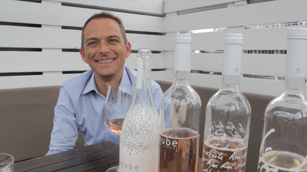 Winemaker Romain Ott is quite proud of his range of Château Leoube rosés, and rightfully so.