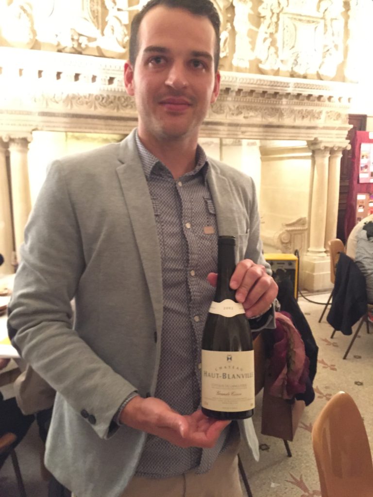 Châtea Haut-Blanville's Baptiste Koch in Languedoc earlier this year.