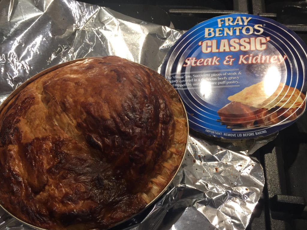 A eleventh-hour winner of the the title of Worst Thing I Ate In 2017, a Fray Bentos Steak And Kidney Pie. Absolutely disgusting.