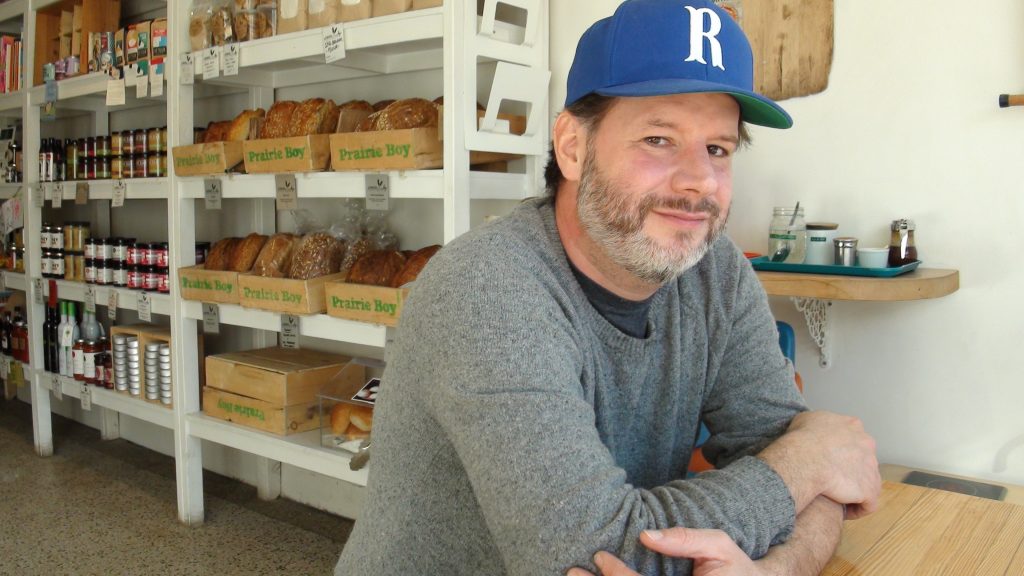 Baker Grant Macpherson at his College Street bakery, Prairie Boy Breads.
