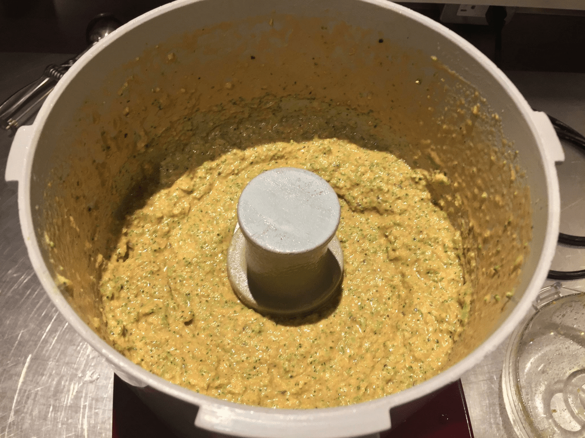 The Urban Peasant's Leftover Broccoli Sauce preparation.