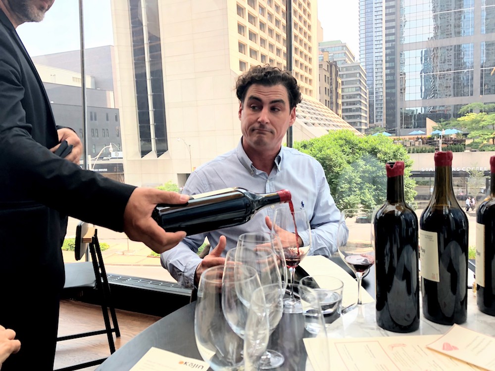 Harold Langlais of Bordeaux's Château Le Puy pours a variety of vintages (1970 - 2014) of his house's excellent wines at Toronto's Momofuku.