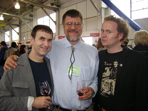 With Hooked's Dan Donovan and Edmeades Winemaker Van Williamson at Z.A.P. (Zinfandel Advocates and Producers Festival), San Fransisco 2008.