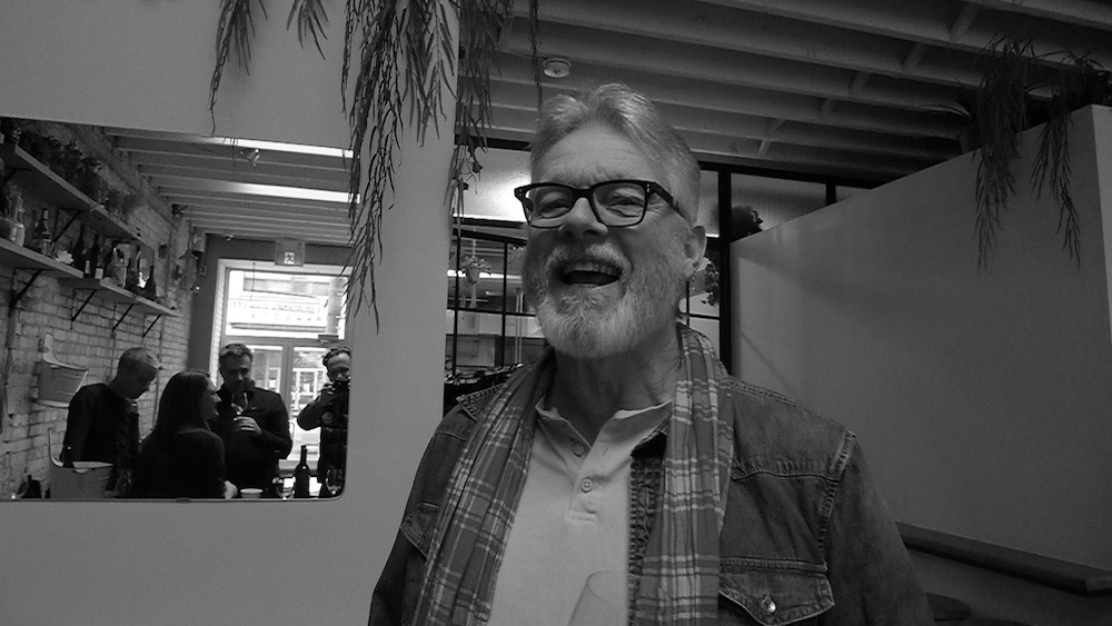 Old Bastard Sommelier Peter Boyd having fun at Toronto's Paris Paris.