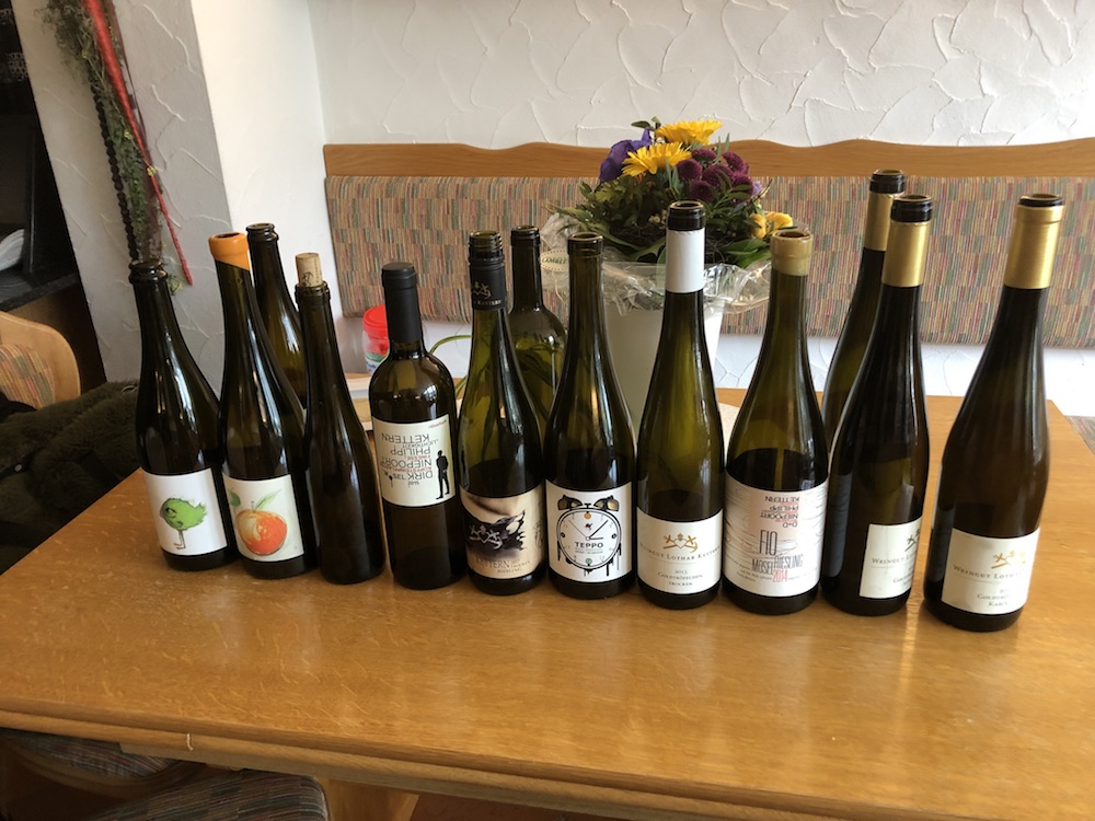 Wines from both the collaborative Fio range and the more traditional Weingut Kettern label.