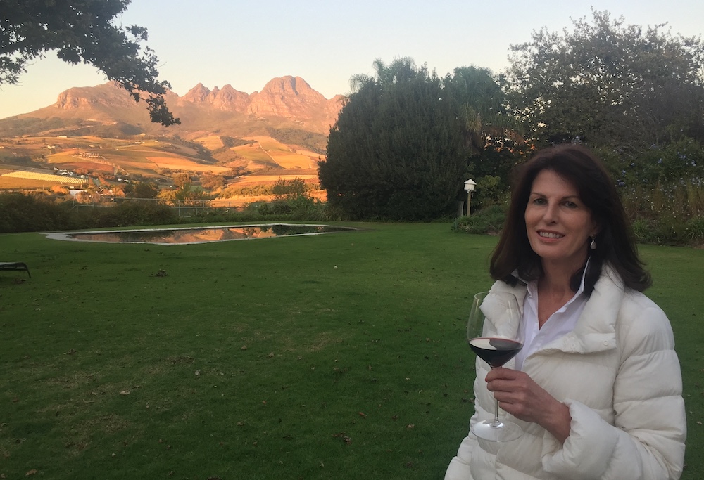 South African Vigneron Susan McNaughton is currently under strict lockdown at her beautiful Stellenbosch property, South Africa.