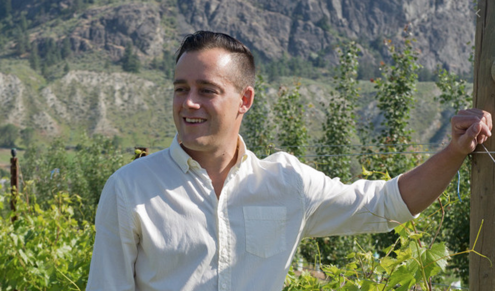 Winemaker Galen Barnhardt from Monte Creek in B.C.'s nascent Kamloops region.