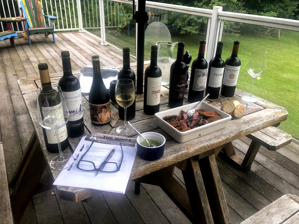 Tasting through some of the new LCBO Argentinian offerings, replete with Argentinian barbecue.